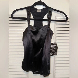 Spirit Halloween satin racerback corset